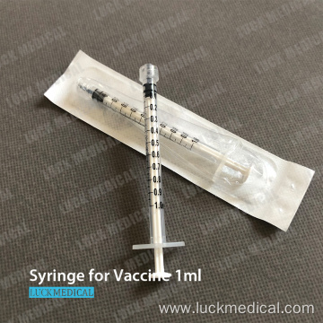 Vaccine Syringe Without Needle Luer Lock